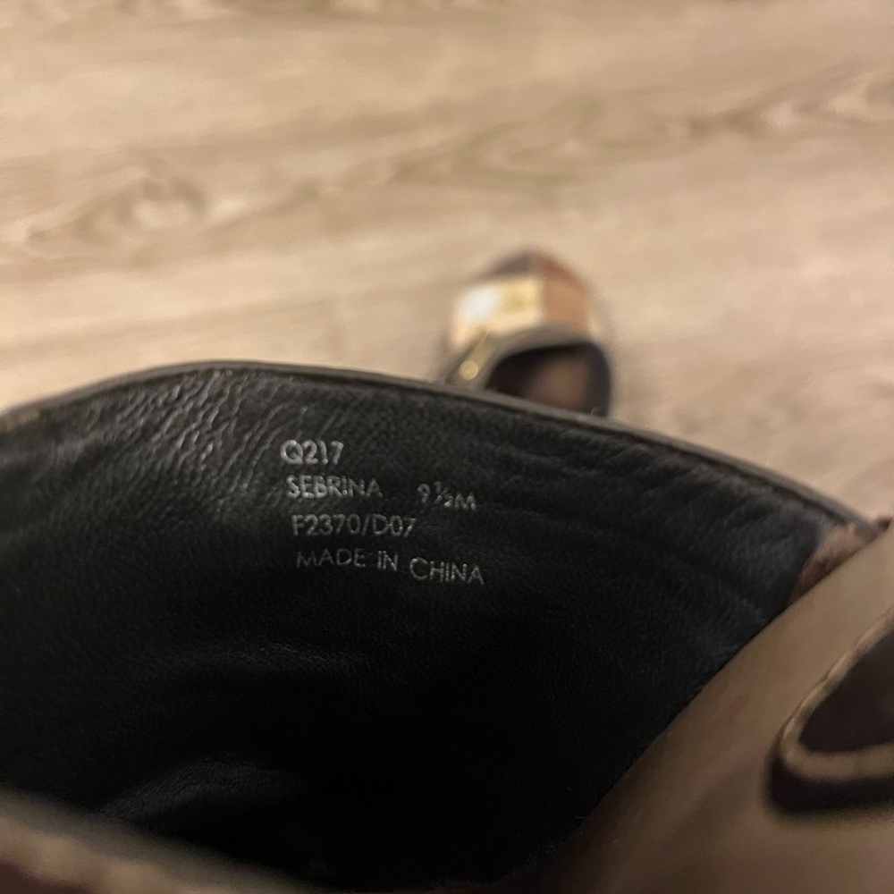 Multicolor Coach Patchwork Mules - image 5